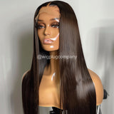 BLACK 13x6 28-Inch Lace Frontal Premium Wig - Glueless, Ready-to-Wear, Luxury Wig, Styling-Ready